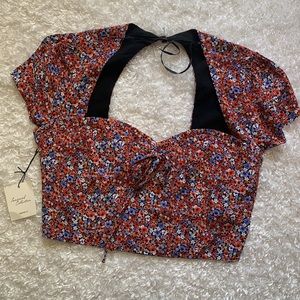 Forever 21 Floral Crop Top